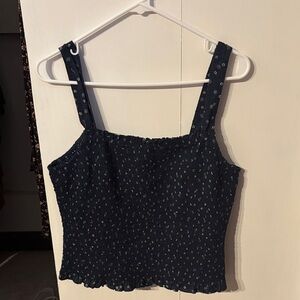 Madewell Blue Floral Top